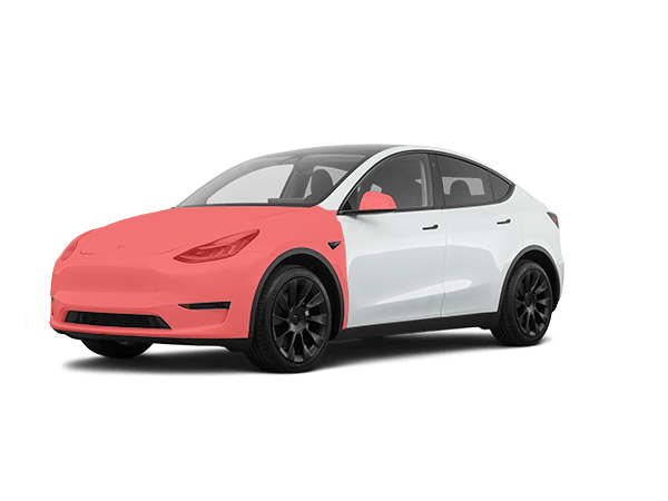 Tesla model Y paint protection full front